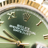 2026 Rolex Datejust 36mm 2T Olive Roman Dial Ref. 126233 B00033