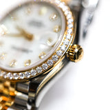 2025 Rolex Datejust 31 MOP RBR 2T YG Fluted Jubilee Ref.278383RBR A001461