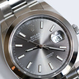 Rolex Datejust 41 Slate Dial Smooth Oyster Ref. 126300 A001914