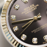 2026 Rolex Datejust 31 Grey Diamond Dial Fluted Jubilee Ref.278273 A001444