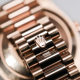 2021 Rolex Daydate 40 Olive Dial Rose Gold Ref. 228235