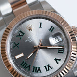 2024 Rolex Datejust 41 Wimbledon Dial Oyster Bracelet Two Tone RG Ref. 126331 A001898