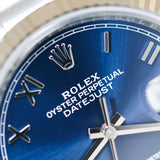 2026 Rolex Datejust 36 Blue Roman Fluted Oyster Ref. 126234 A001612