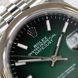 2026 Rolex Datejust 36 Ombre Green Smooth Jubilee Ref. 126200 A001806
