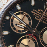 2017 Rolex Daytona Black Dial Rose Gold Oyster Flex Ref. 116515LN B00287