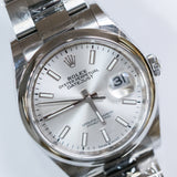 2021 Rolex Datejust 36 Silver Dial Ref. 126200 A001596