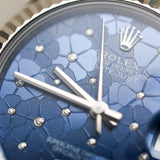 2023 Rolex Datejust 31 Floral Motif Dial Fluted Jubilee