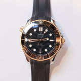 2019 Omega Seamaster Diver 300M Black Dial Two Tone Ref. 210.22.42.20.01.001 B00316