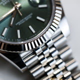 2023 Rolex Datejust 41 Green Dial 126334