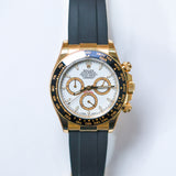2024 Rolex Daytona White Oysterflex Yellow Gold Ref. 126518LN A001780