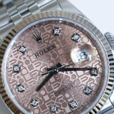 2019 Rolex Datejust 36 Pink Diamonds Anniversary Dial Ref. 126234 A001834