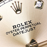 2024 Rolex Datejust 41 Champagne Diamonds Fluted Oyster Ref. 126333 A001459