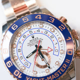 2017 Rolex Yacht Master Two Tone Rose Gold Ref. 116681 B00322