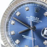 2025 Datejust 41 Blue Diamonds Fluted Jubilee Ref. 126334 A001785