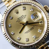 2020 Rolex Datejust 36 Champagne Diamond Ref. 126233 A001247