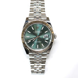 2025 Rolex Datejust 41 Mint Green Dial Fluted Jubilee Ref. 126334 A001816