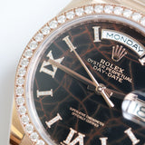 2025 Rolex Daydate 36 Eisenkiesel Diamonds Dial Rose Gold Ref. 128345RBR A001872