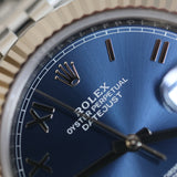 2026 Rolex Datejust 41 Bright Blue Dial Fluted Jubilee Ref. 126334 A001865