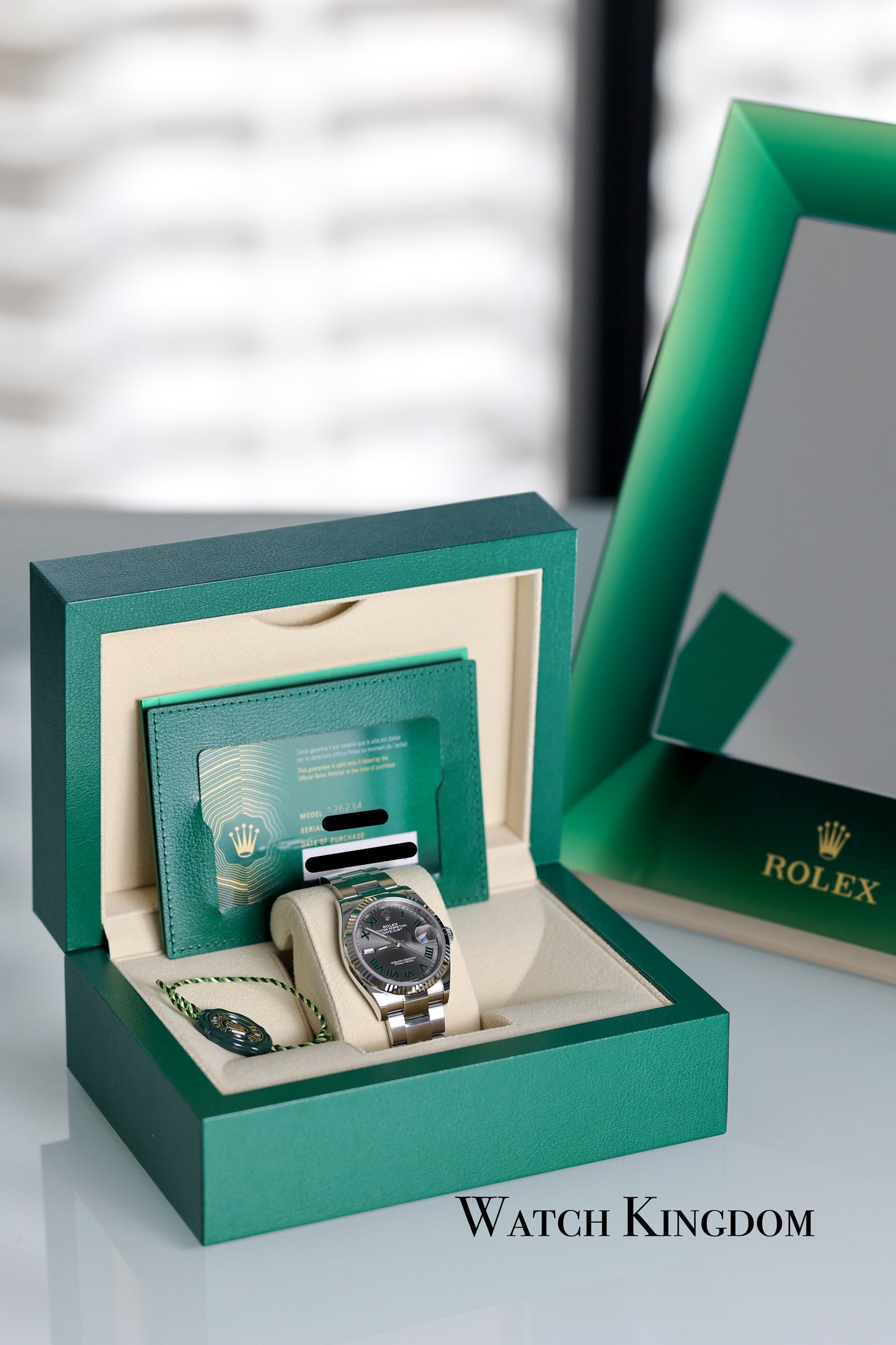 2023 Rolex Datejust 36 Fluted Oyster Wimbledon