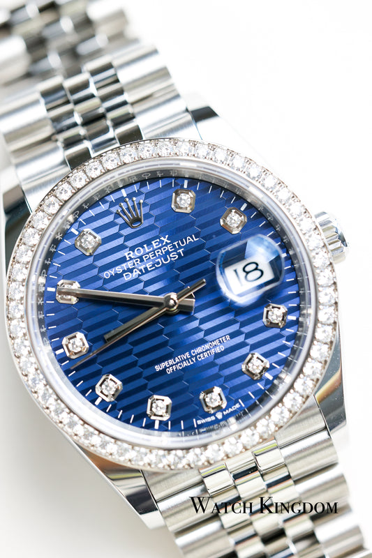 2023 Rolex Datejust 36 Blue Dial Jubilee
