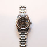 2015 Rolex Datejust 26 Black Roman Dial Fluted Jubilee Ref. 179174 B00185