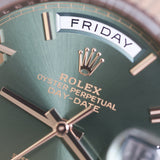 2025 Rolex DayDate 40 Olive Dial Rose Gold Ref. 228235 A001902