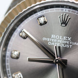 2019 Rolex Datejust 41 Slate Diamond Ref. 126334