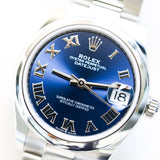 2023 Rolex Datejust 31 Blue Dial