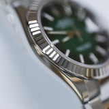 2026 Rolex Datejust 41 Ombre Green Dial Fluted Oyster Ref. 126334 A001856