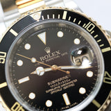 2008 Rolex Submariner Date Black Dial Two Tone YG Ref. 16613LN B00348