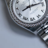 2023 Rolex Lady Datejust 28 Silver Roman Dial Ref. 279384RBR A001868
