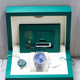 2022 Rolex Datejust 36 Blue Dial Ref. 126234 A001002