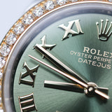 2025 Rolex Datejust 31 Green Roman Dial Ref. 278383RBR