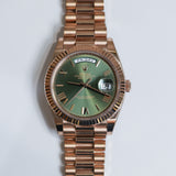 2025 Rolex DayDate 40 Olive Dial Rose Gold Ref. 228235 A001902