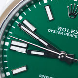 2022 Rolex Oyster Perpetual 41 Green Dial 124300 A001028
