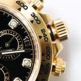 2021 Rolex Daytona Black Diamonds Dial Full YG Ref. 116508 A001479