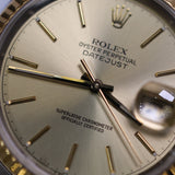 Rolex Datejust 36 Champagne Index Dial Two Tone YG Ref. 126231 A001800