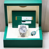 2018 Rolex Datejust 41 Slate Diamond Dial Fluted Jubilee Ref. 126334 A000904
