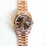 2024 Rolex Daydate 40 Chocolate Dial RG 228235