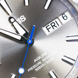 2019 Oris Aquis Day Date Grey Dial 43.5mm Ref. 0175277334183-SetMB A001321