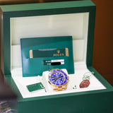 2014 Rolex Submariner Date ‘Bluesy’ Full Gold Ref. 116618LB B00136