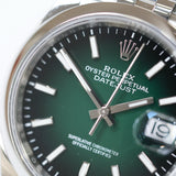 2026 Rolex Datejust 36 Ombre Green Smooth Jubilee Ref. 126200 A001806
