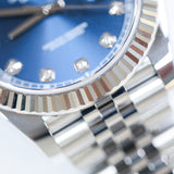 2026 Rolex Datejust 41 Blue Diamonds Dial Fluted Jubilee Ref. 126334 A001292
