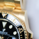 2019 Rolex Submariner Date Black Dial Yellow Gold Ref. 126618LN