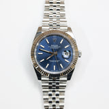2025 Rolex Datejust 41 Blue Index Dial Fluted Jubilee Ref. 126334 A001601