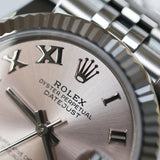 2026 Rolex Datejust 31 Pink Roman Dial Fluted Jubilee Ref. 278274 A001552