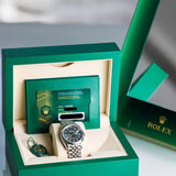 2023 Rolex Datejust 36 Green Palm Motif Dial Jubilee