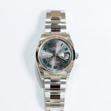 2024 Rolex Datejust 36mm Wimbolden Smooth Oyster Ref. 126200 B00261