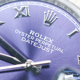 2025 Rolex Datejust 36 Purple Roman Ref. 126234 A001070