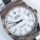 2023 Rolex Datejust 41 White Dial Oyster Ref. 126334 A001245